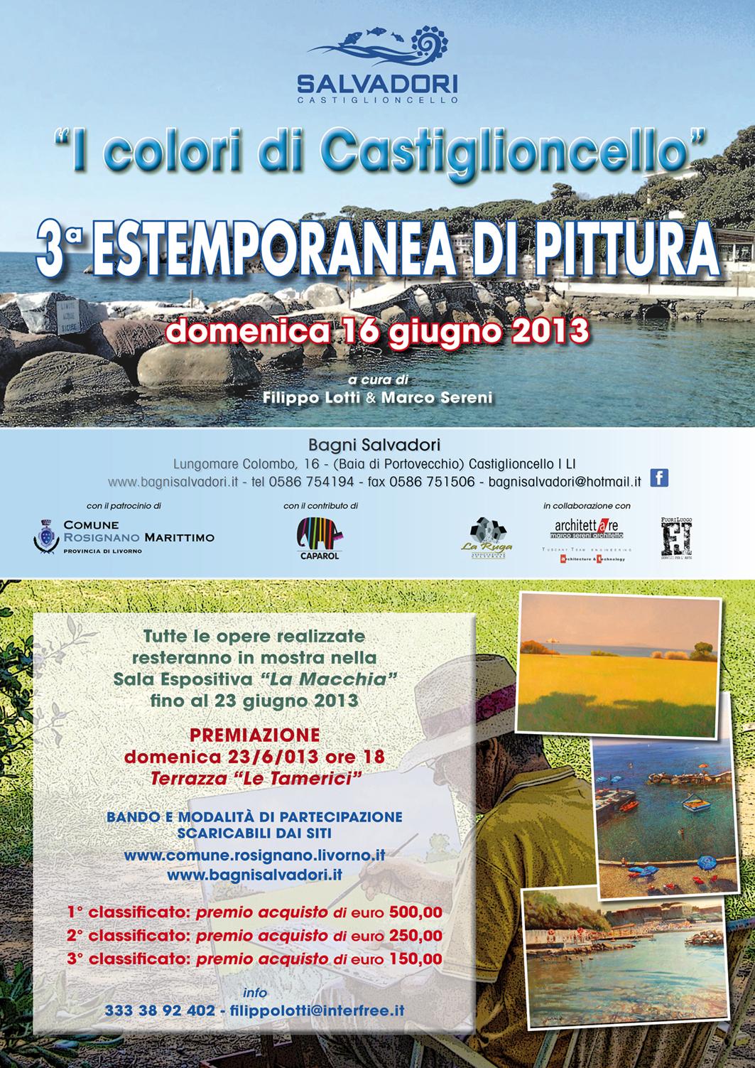 3° CONCORSO DI PITTURA ESTEMPORANEA 3° CONCORSO DI PITTURA ESTEMPORANEA