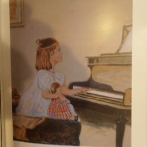 La mia opera "La piccola pianista" inserita nel Catalogo d'Arte "Torino capitale Europea del Turismo 2017"