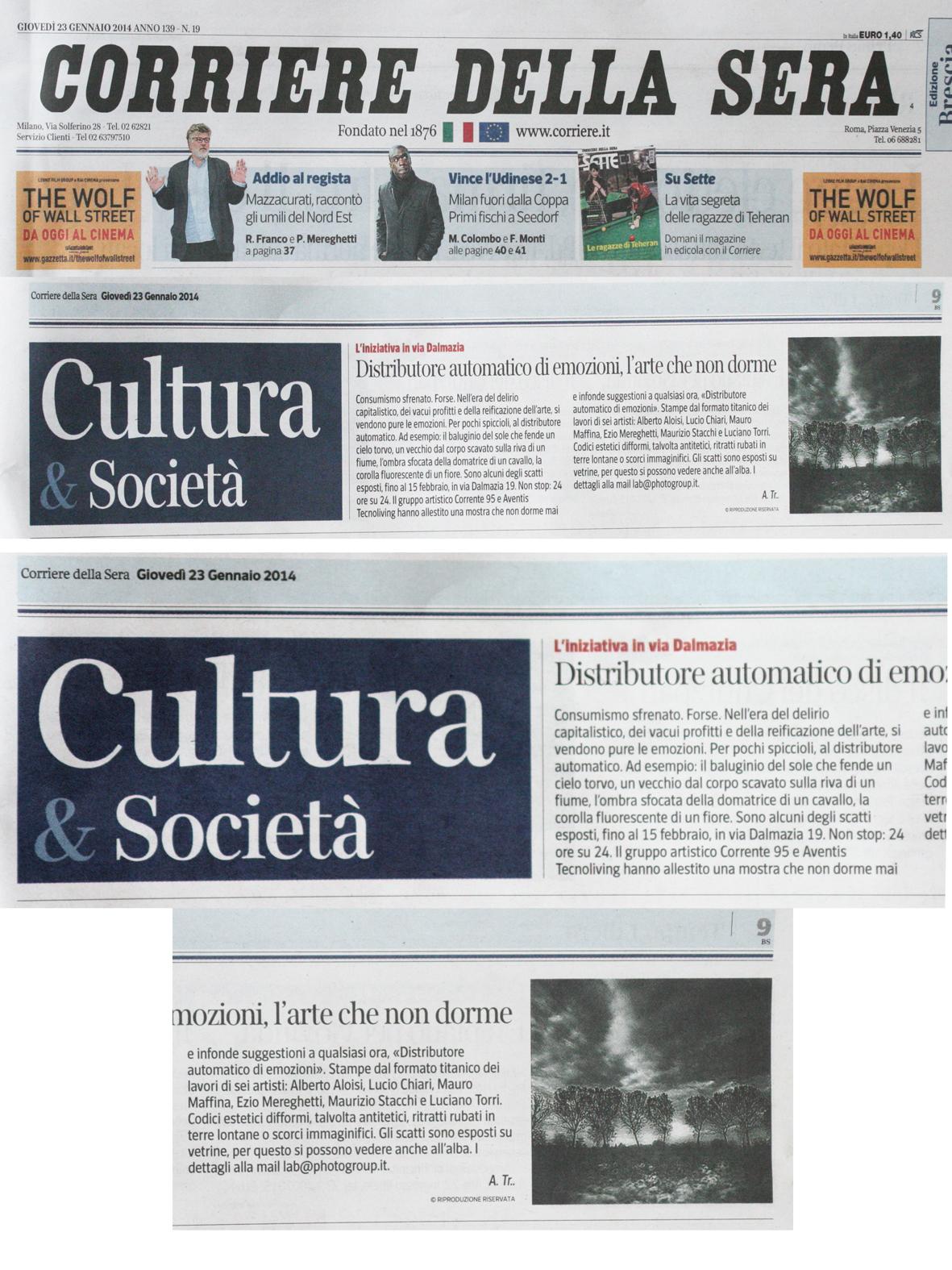 il distributore automatico di emozioni" sempre aperto 24 ore su 24"