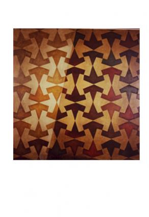 Arabesco  olio su tela  100x100   1991