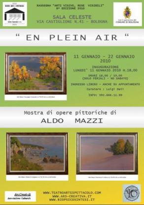 Locandina Mostra Aldo Mazzi Sala Celeste Bologna Locandina Mostra Aldo Mazzi Sala Celeste Bologna