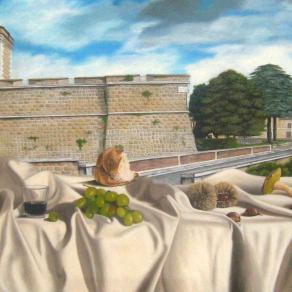 Forte San.Gallo con natura morta