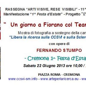 Invito Mostra personale di Fernando Stumpo in Piazza Roma Cremona Invito Mostra personale di Fernando Stumpo in Piazza Roma Cremona