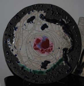 piato in ceramica RAKU