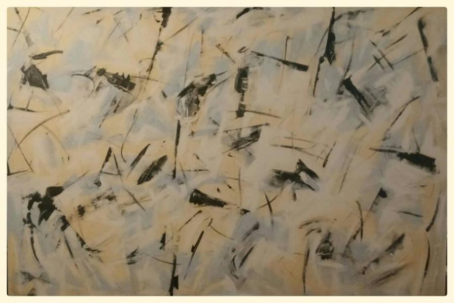 Alla ricerca di pace acrilico su tela 120 x 80