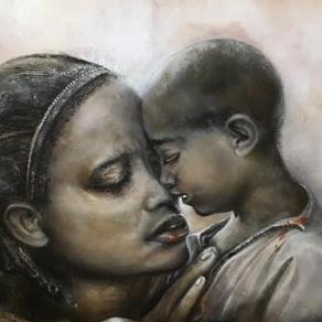 " Struggente abbraccio"