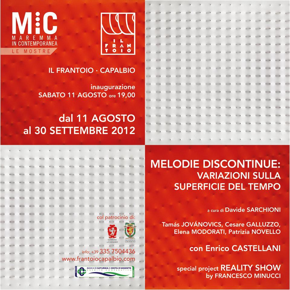 Melodie discontinue: variazioni sulla superficie del tempo Melodie discontinue: variazioni sulla superficie del tempo