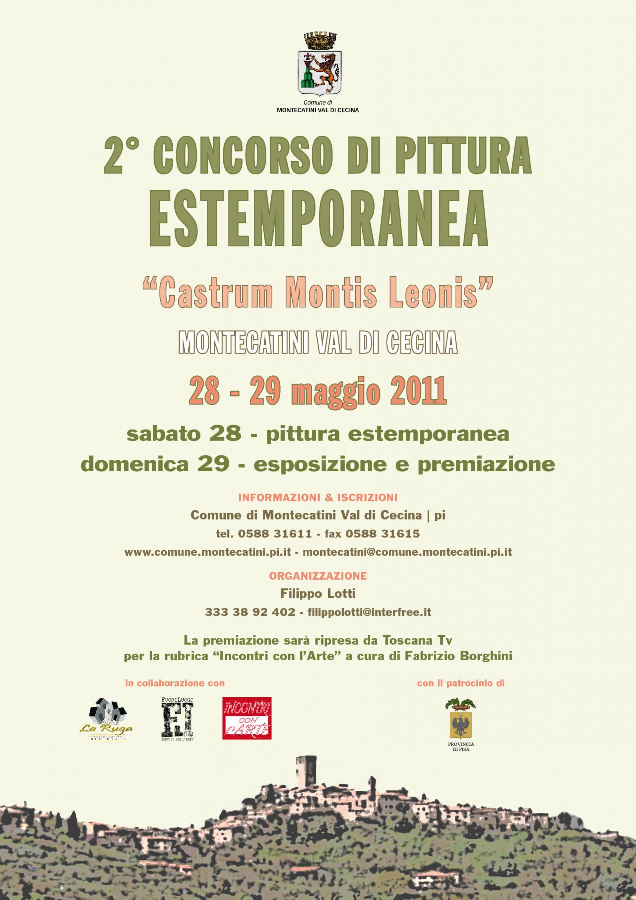 2° Concorso di Pittura Estemporanea 2° Concorso di Pittura Estemporanea