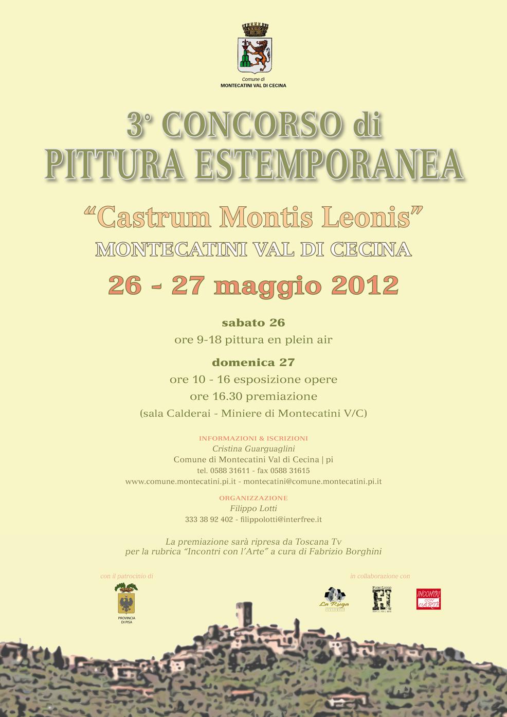 3° Concorso di Pittura Estemporanea 3° Concorso di Pittura Estemporanea