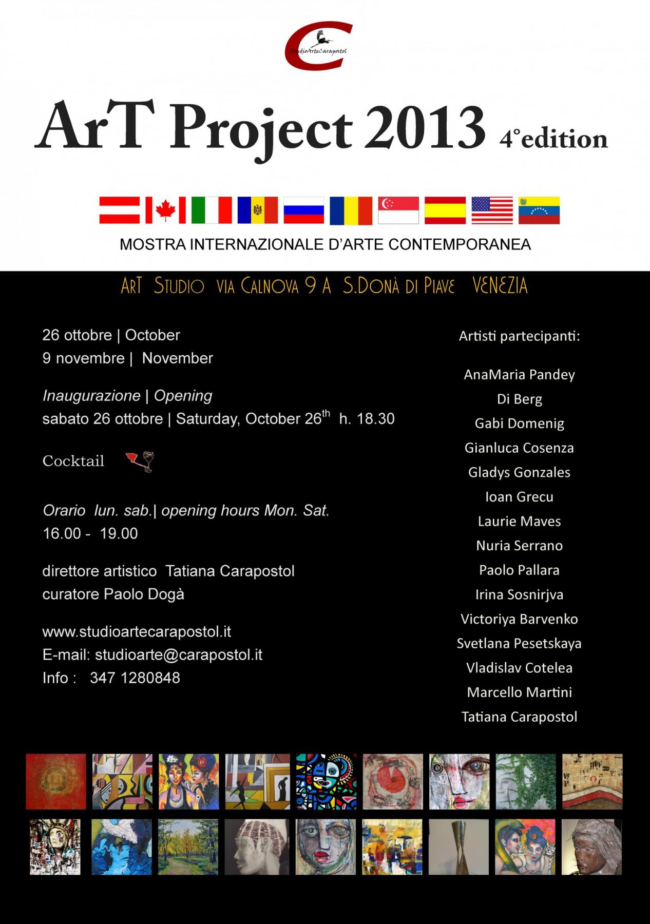 ART PROJECT 2013 4° edition ART PROJECT 2013 4° edition