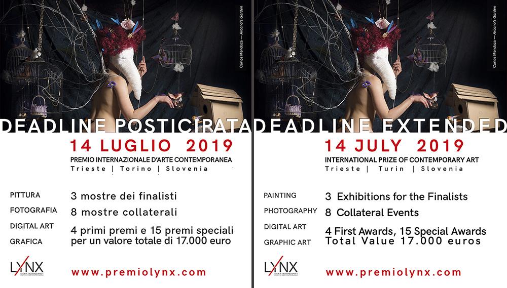 Ultimi giorni per iscriverti al Premio LYNX 2019 Ultimi giorni per iscriverti al Premio LYNX 2019