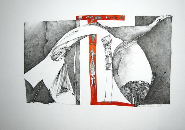 Octopus auf rotem Tuch