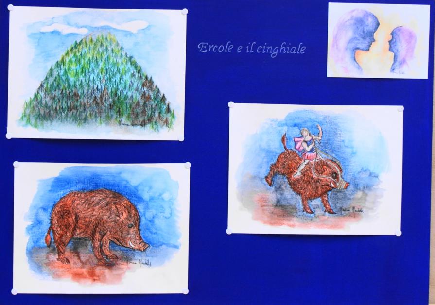 Illustrazioni di Marina Marchetti per il libro di favole di Sergio Gnudi "La mamma racconta gli eroi