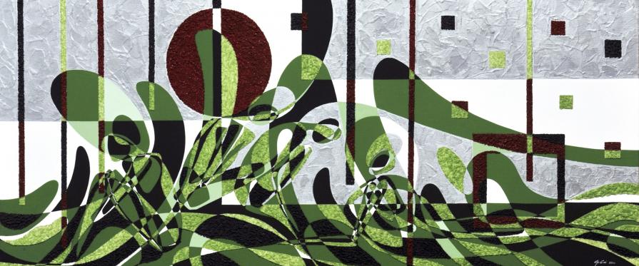 le bagnanti e l'erba