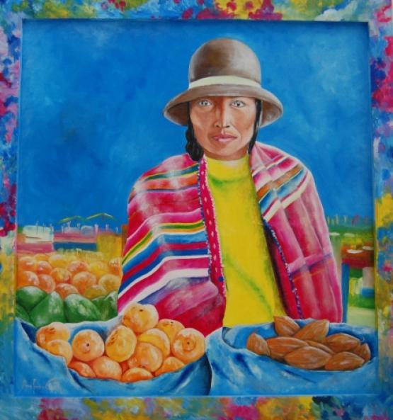 Peruviana al mercato Peruviana al mercato