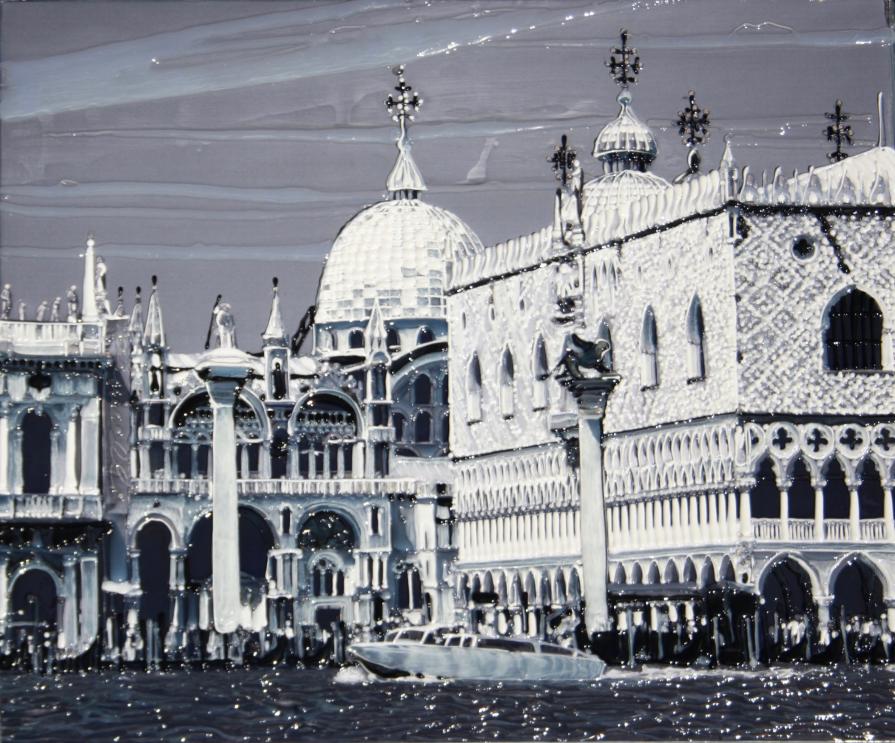 Venezia con motoscafo