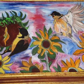 Girasoli e Uccellini 