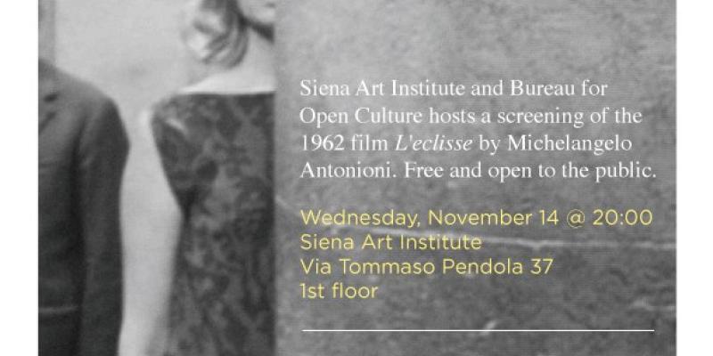 Proiezione del Film "L'eclisse" Proiezione del Film "L'eclisse"