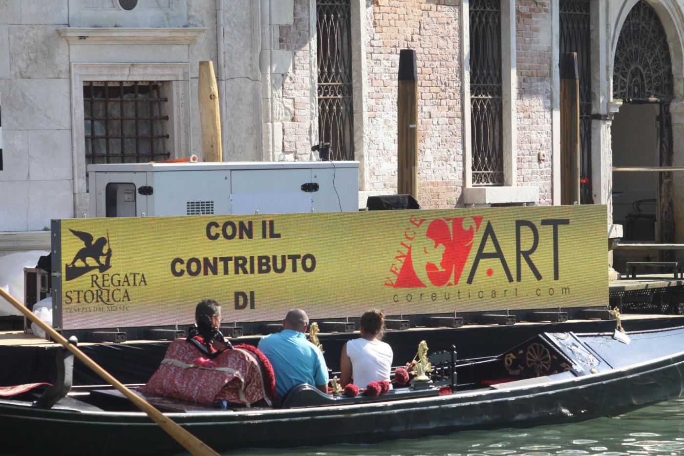 VENICE C'ART PARTNER UFFICIALE DELLA REGATA STORICA
