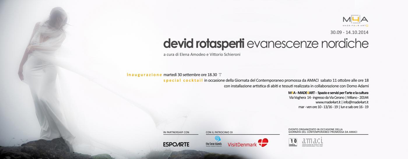 Giornata del Contemporaneo promossa da AMACI | "Devid Rotasperti. Evanescenze nordiche" Giornata del Contemporaneo promossa da AMACI | "Devid Rotasperti. Evanescenze nordiche"