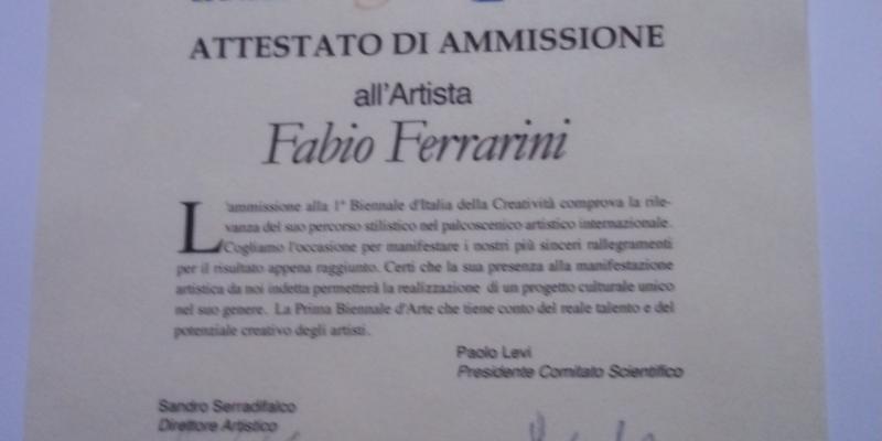 1 BIENNALE DELLA CREATIVITA  VERONA