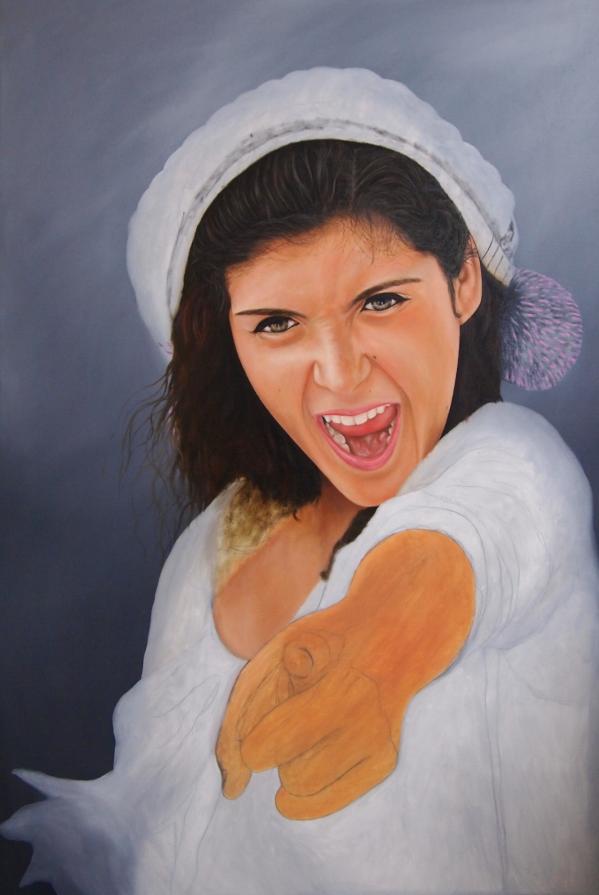 "I got you" Pintura em progresso / Painting in progress. "I got you" Pintura em progresso / Painting in progress.