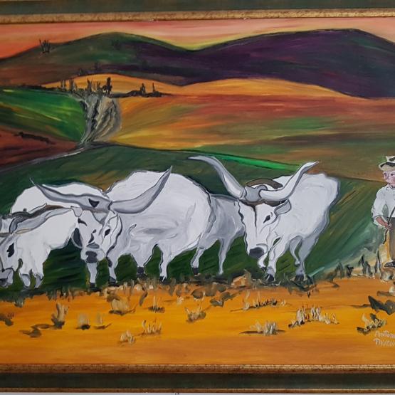 Buoi, Contadino con Cane 