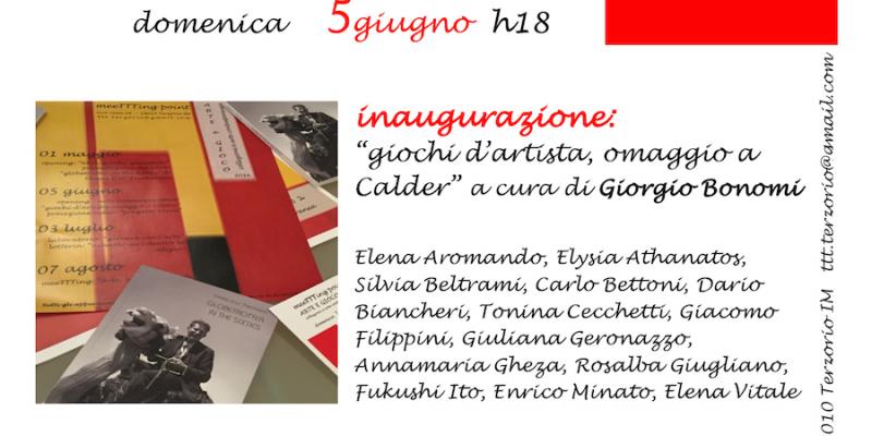 Giochi d'artista omaggio a Calder Giochi d'artista omaggio a Calder