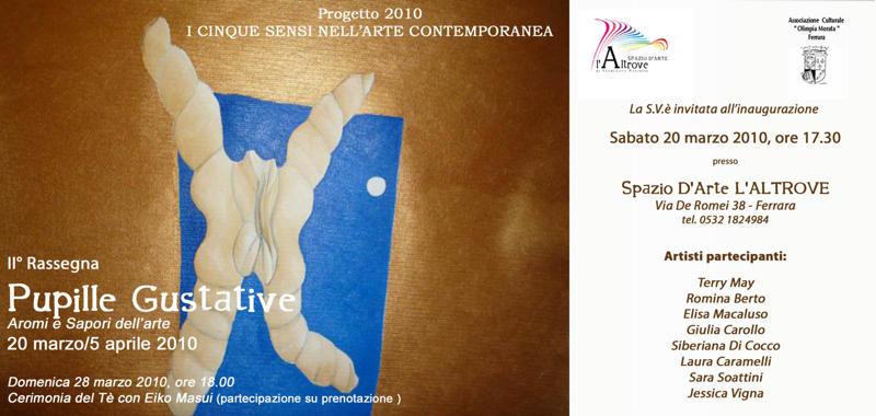 II° Rassegna PUPILLE GUSTATIVE II° Rassegna PUPILLE GUSTATIVE