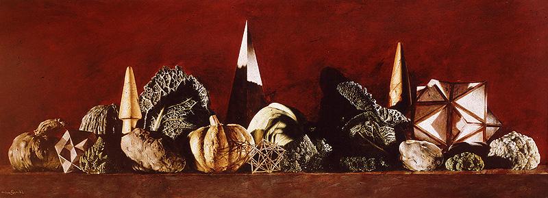 NATURA MORTA CON POLIEDRI - STILL LIFE WITH POLYHEDRONS