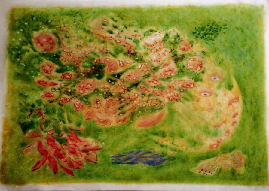 Appel - Pastell on Paper