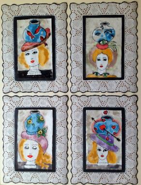 "Servizio da quattro"(piatti fondi)