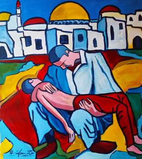 Pietà siriana - Syrian pity