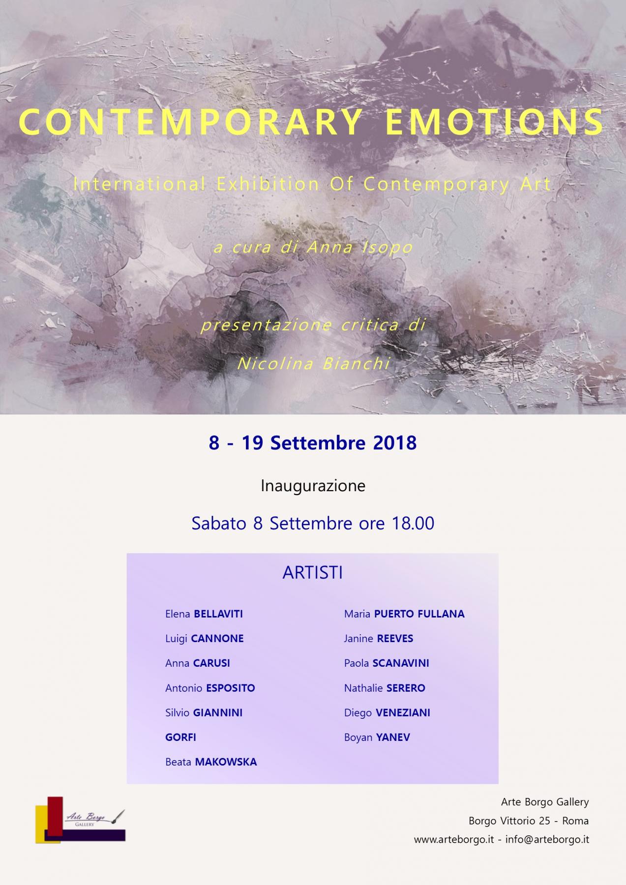 CONTEMPORARY EMOTIONS CONTEMPORARY EMOTIONS