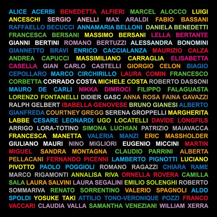 20 x 20 collective exhibition at Laboratorio delle Arti