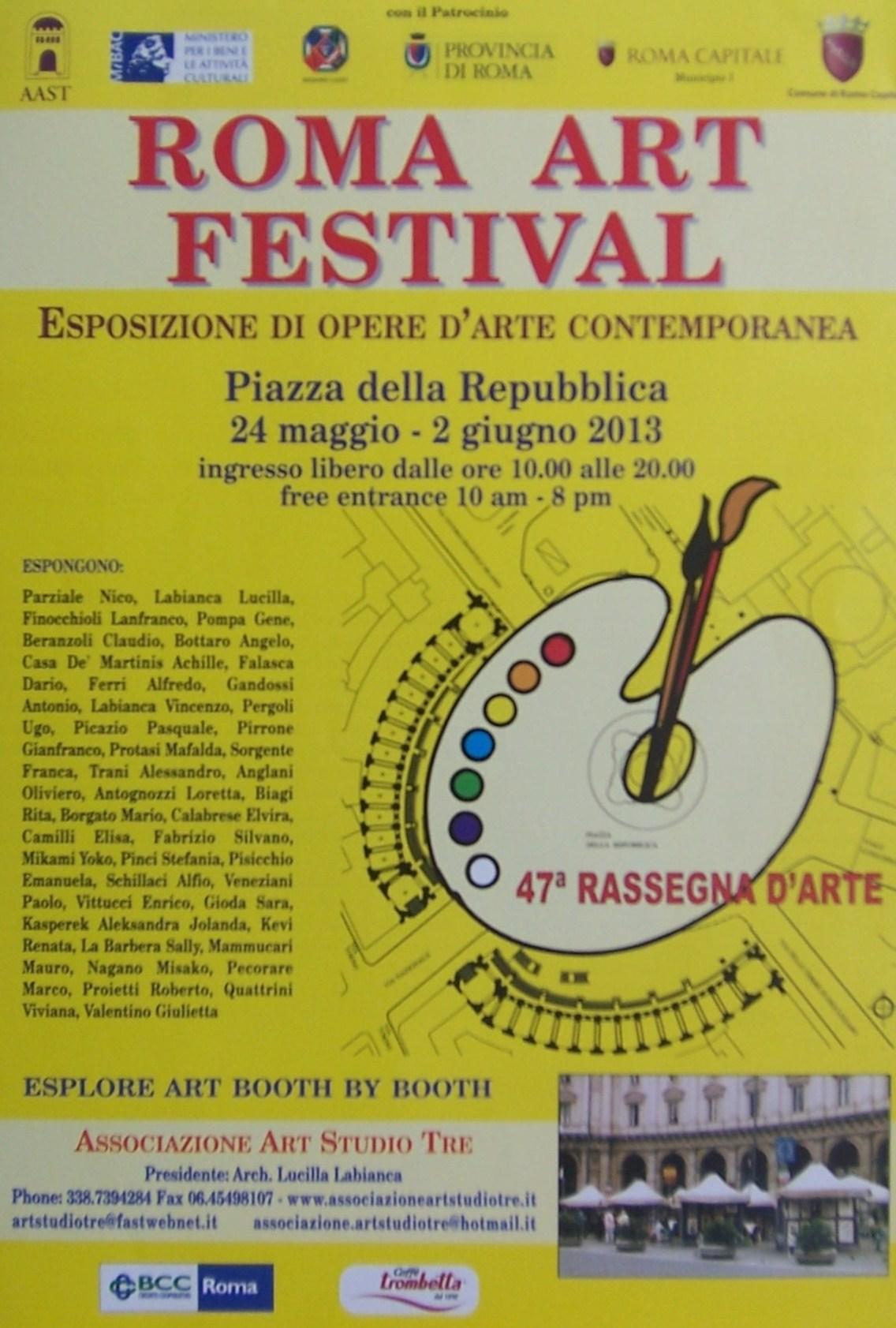 Roma Art Festival 2013 Piazza della Repubblica Roma