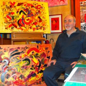 Due astratti in studio