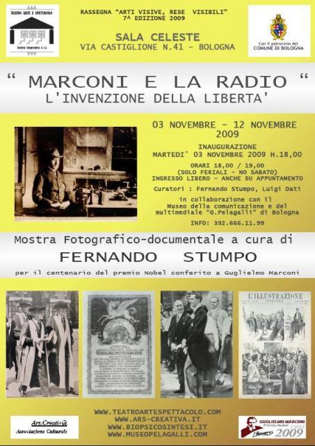 Locandina Mostra Fernando Stumpo Sala Celeste Bologna