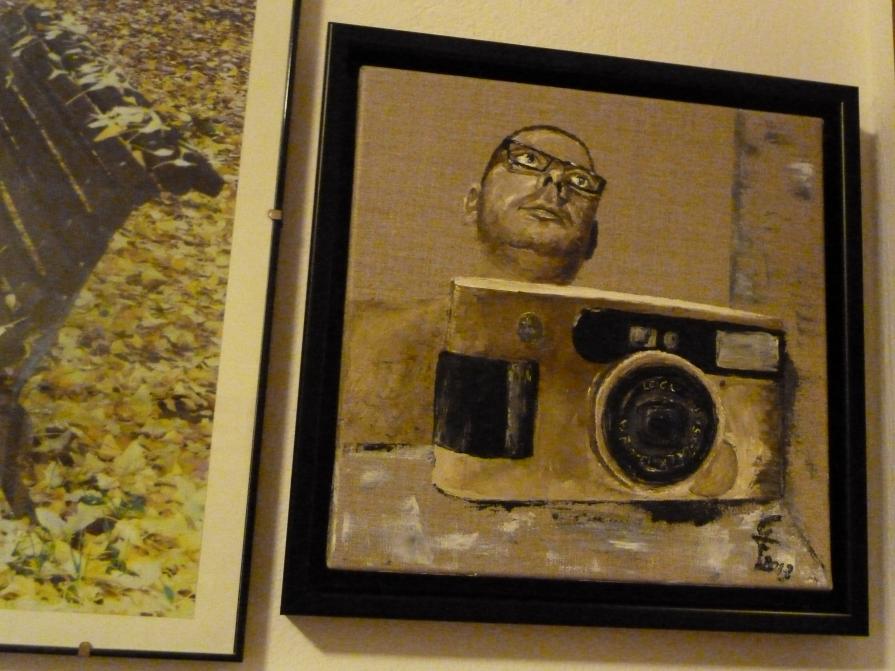 NEW ENTRY IN MY PRIVATE COLLECTION, mio ritratto realizzato dall'artista Francesca Giacomazzi, spato