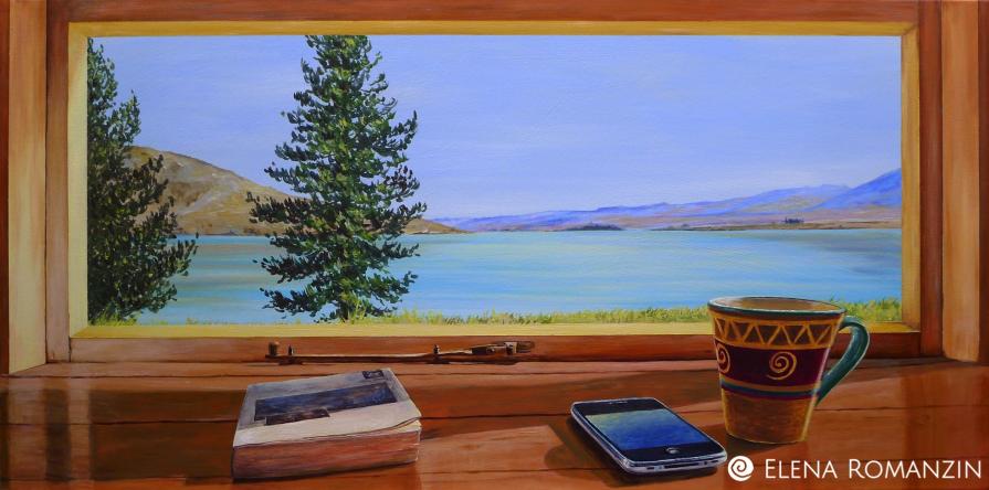 Window on Lake Tekapo