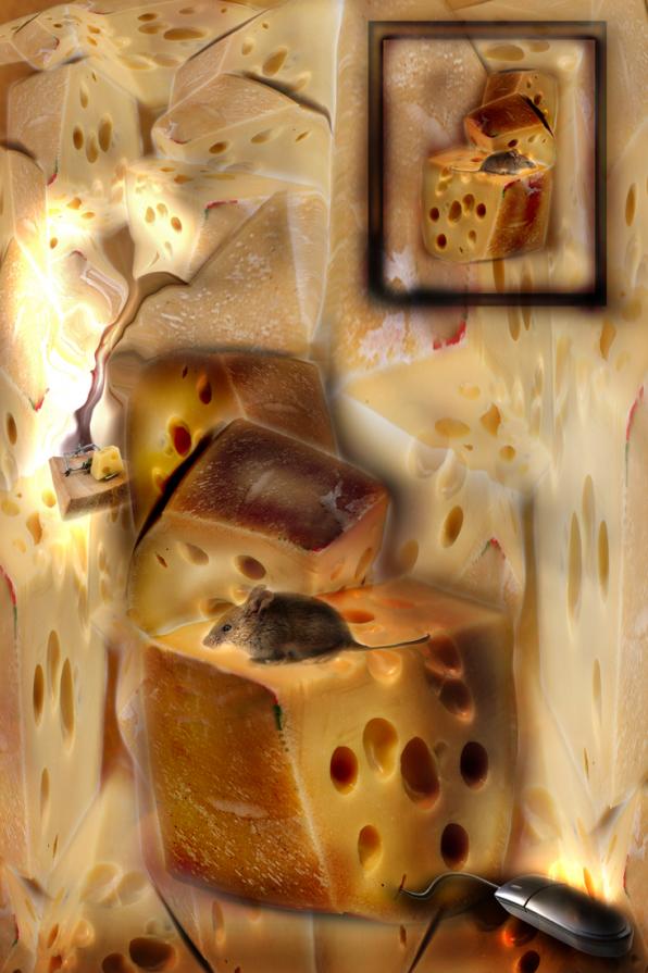 il mouse ci ha cambiato la vita. ci intrappola.