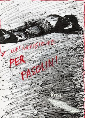 Per un'incisione per Pasolini
