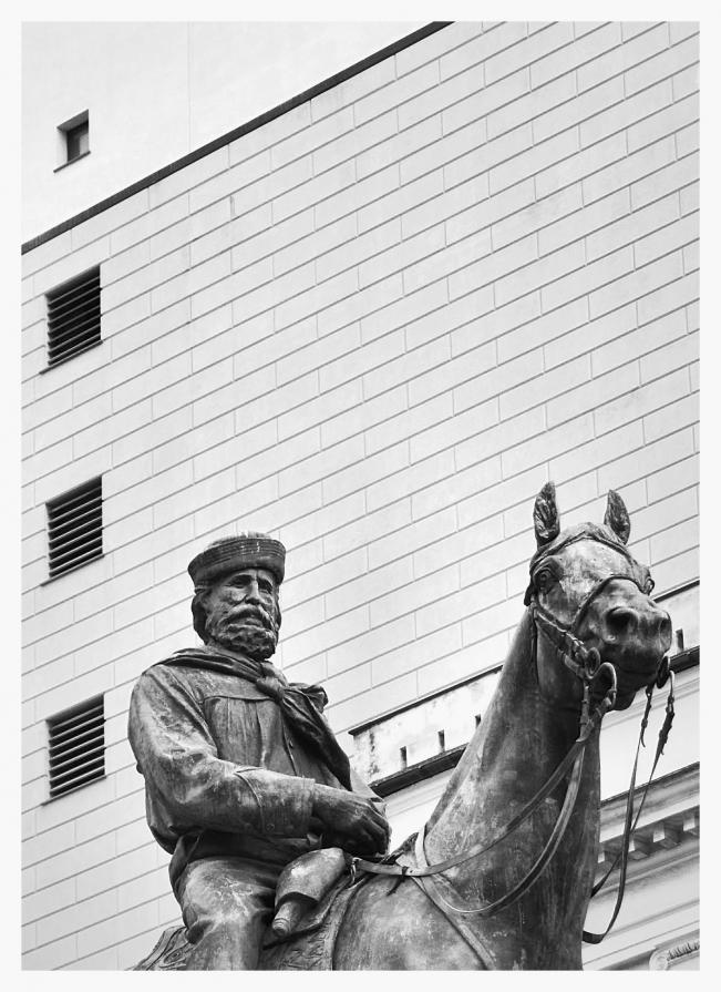 Monumento equestre a Giuseppe Garibaldi. Genova