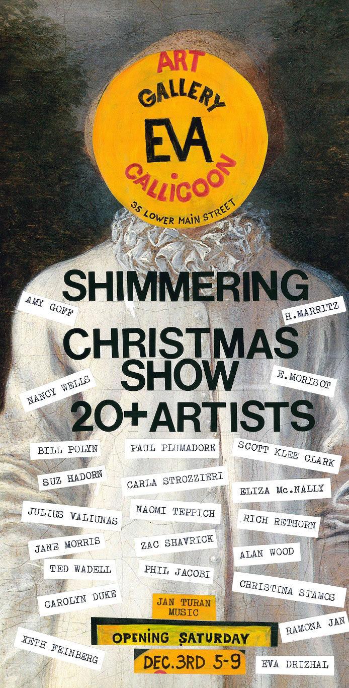 Carla Strozzieri is participating in the group art show "Shimmering" at the Gallery Ava, in Calicoon, NY.