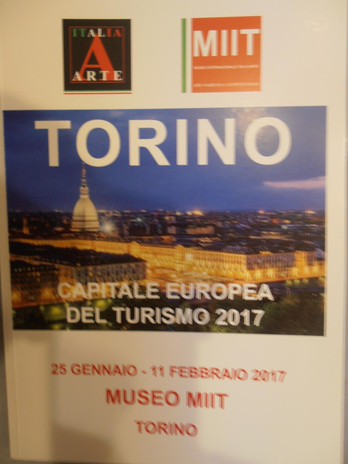 La mia opera "La piccola pianista" inserita nel Catalogo d'Arte "Torino capitale Europea del Turismo 2017"