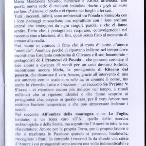Pubblicazione Romanzo "ANCHE I GIGLI DI MARE PARLANO D'AMORE"