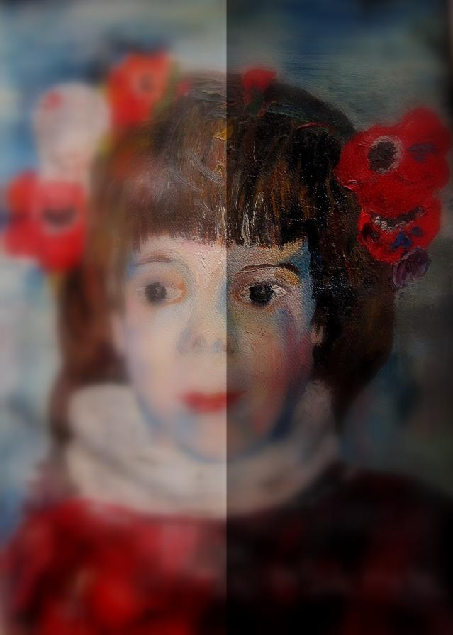 anemone  flowers girl