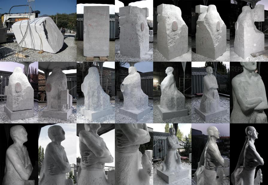 Holy Benignus of Bischleben (stone in progress)