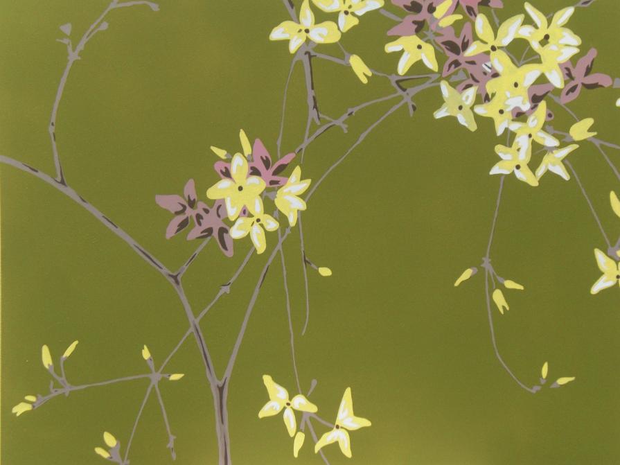 MOTIVO FLOREALE (copia d'autore: Furuya Korin)