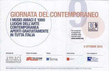 Giornata del Contemporaneo - I Musei AMACI e 1000 Luoghi del'Arte.